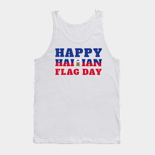 Happy Haitian Flag Day Celebration Tank Top